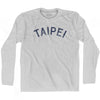 Taipei Vintage City Adult Cotton Long Sleeve T-shirt by Ultras