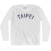 Taipei Vintage City Adult Cotton Long Sleeve T-shirt by Ultras