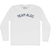 Team Alec Adult Cotton Long Sleeve T-shirt by Tribe Lacrosse