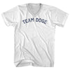 Team Doge Adult Cotton V-neck T-shirt by Tribe Lacrosse
