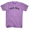 Team Nick Adult Tri-Blend T-shirt by Tribe Lacrosse