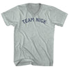 Team Nick Adult Tri-Blend V-neck T-shirt by Tribe Lacrosse