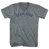 Team Nick Adult Tri-Blend V-neck T-shirt by Tribe Lacrosse