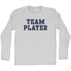 Team Player Adult Cotton Long Sleeve T-shirt by Tribe Lacrosse