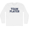 Team Player Adult Cotton Long Sleeve T-shirt by Tribe Lacrosse