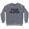 Team Player Adult Tri-Blend Sweatshirt by Tribe Lacrosse