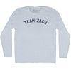 Team Zach Adult Tri-Blend Long Sleeve T-shirt by Tribe Lacrosse