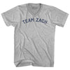 Team Zach Adult Cotton V-neck T-shirt by Tribe Lacrosse