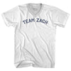 Team Zach Adult Cotton V-neck T-shirt by Tribe Lacrosse