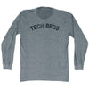 Tech Bros Adult Tri-Blend Long Sleeve T-shirt by Tribe Lacrosse