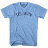 Tel Aviv Vintage City Adult Tri-Blend T-shirt by Ultras