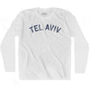 Tel Aviv Vintage City Adult Cotton Long Sleeve T-shirt by Ultras