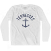 Tennessee State Anchor Home Cotton Adult Long Sleeve T-shirt by Ultras