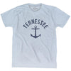 Tennessee State Anchor Home Tri-Blend Adult T-shirt by Ultras