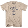 Texas State Anchor Home Cotton Adult T-shirt by Ultras