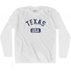 Texas USA Adult Cotton Long Sleeve T-shirt by Ultras