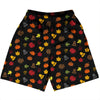 Thanksgiving All Over Pattern Basketball Practice Shorts Made In USA by Tribe Lacrosse