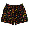 Thanksgiving All Over Pattern Rugby Shorts Made In USA by Tribe Lacrosse