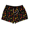 Thanksgiving All Over Pattern 2.5" Swim Shorts Made in USA by Tribe Lacrosse