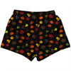 Thanksgiving All Over Pattern Womens & Girls Sport Shorts End Made In USA by Tribe Lacrosse