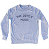 The Devil's Music Adult Tri-Blend Sweatshirt by Tribe Lacrosse
