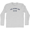 The Drinks Are On Me Adult Cotton Long Sleeve T-shirt by Tribe Lacrosse
