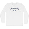 The Drinks Are On Me Adult Cotton Long Sleeve T-shirt by Tribe Lacrosse