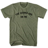 The Drinks Are On Me Adult Tri-Blend T-shirt by Tribe Lacrosse
