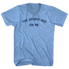 The Drinks Are On Me Adult Tri-Blend V-neck T-shirt by Tribe Lacrosse