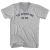 The Drinks Are On Me Adult Cotton V-neck T-shirt by Tribe Lacrosse