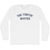 The Fightin' Whites Adult Cotton Long Sleeve T-shirt by Tribe Lacrosse