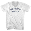 The Fightin' Whites Adult Cotton V-neck T-shirt by Tribe Lacrosse