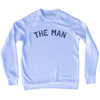 The Man Adult Tri-Blend Sweatshirt by Tribe Lacrosse