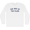 The Way Of The Playa Adult Cotton Long Sleeve T-shirt by Tribe Lacrosse