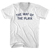 The Way Of The Playa Adult Cotton V-neck T-shirt by Tribe Lacrosse