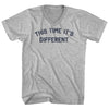 This time it's different Adult Cotton V-neck T-shirt by Tribe Lacrosse