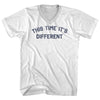This time it's different Adult Cotton V-neck T-shirt by Tribe Lacrosse