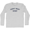 Tommy Want Wingy Adult Cotton Long Sleeve T-shirt by Tribe Lacrosse