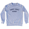 Tommy Want Wingy Adult Tri-Blend Sweatshirt by Tribe Lacrosse