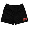 Trinidad And Tobago Country Heritage Flag Rugby Shorts Made In USA by Rugby Shorts