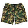 Tropic Thunder Camo Swim Shorts 7" Made in USA by Tribe Lacrosse