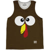 Turkey Trot Crazy Eyes Basketball Singlets by Tribe Lacrosse