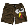 Turkey Trot Crazy Eyes Swim Shorts 7" Made in USA by Tribe Lacrosse