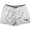 Us Virgin Islands Country Heritage Flag Shorty Short Gym Shorts 2.5" Inseam Made In USA by Shorty Shorts