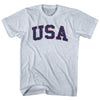 USA Bold Adult Tri-Blend T-shirt by Tribe Lacrosse