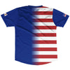 American Flag And American Samoa Combo Soccer Jersey Made In USA