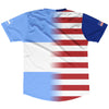 American Flag And Argentina Combo Soccer Jersey Made In USA