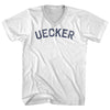 Uecker Adult Cotton V-neck T-shirt by Tribe Lacrosse