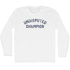 Undisputed Champion Adult Cotton Long Sleeve T-shirt by Tribe Lacrosse