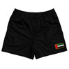 United Arab Emirates Country Heritage Flag Rugby Shorts Made In USA by Rugby Shorts